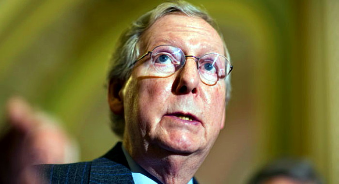 Mitch ‘The Turtle’ McConnell Is Hiding His Head From All Talk Of Trump