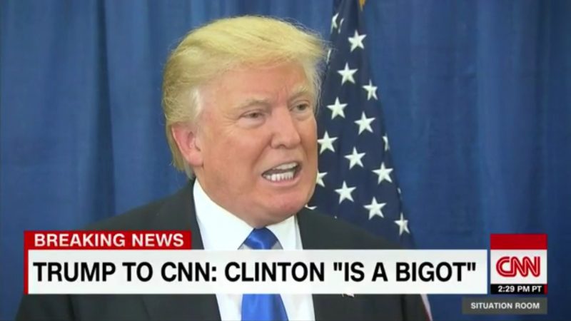 Donald Trump Has No Idea Whatsoever What The Word Bigot Means