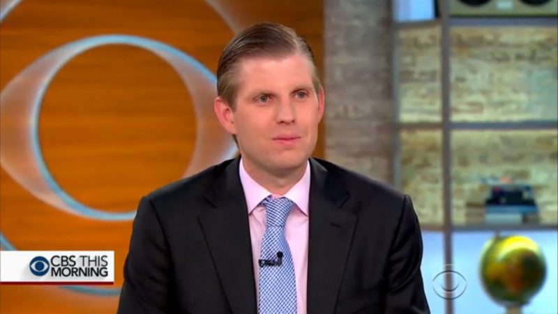 Eric Trump Claims His Dad Has Apologized To Khan Family. Of Course, This Is A Lie.