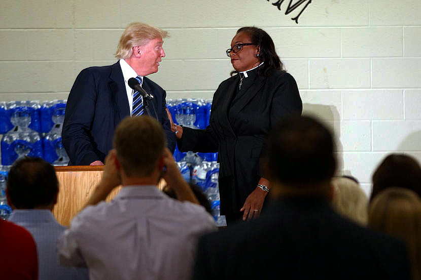 Trump Whines About Black Female Pastor Who Stopped His Hillary Rant