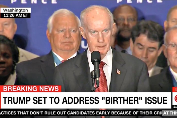 Trump Brought A Prominent Birther To Press Conference Renouncing His Birtherism