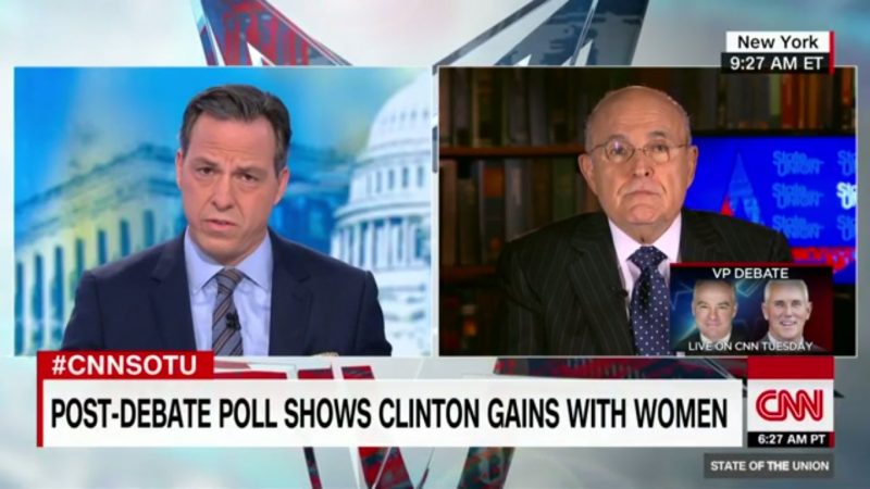 “It’s Indefensible!” Jake Tapper Has Just About Had Enough Of Rudy Giuliani’s Idiocy