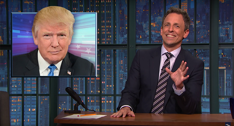 Seth Meyers: Trump’s Rallies Are Like Episodes Of The Maury Povich Show