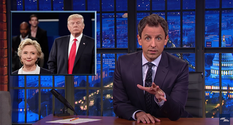 Seth Meyers: Donald Trump Is A Blowhard With A 7th Grade Vocabulary