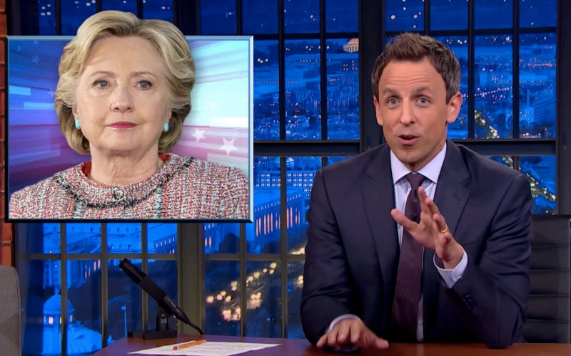 Seth Meyers Takes On Clinton’s Speeches: You Weren’t Paid For Movie Reviews