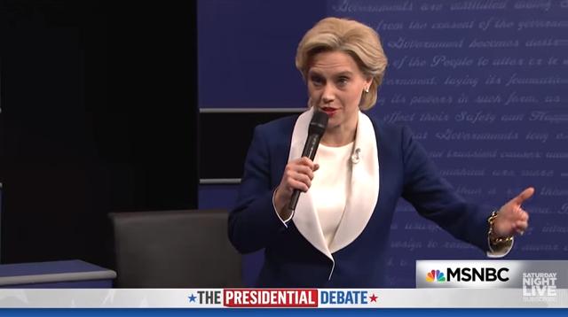 SNL’s ‘Worst Ever Presidential Debate’ Features Moderators Taking Shots And Trump Playing Jaws