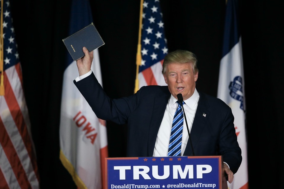 Trump Claims Biden Will ‘Hurt the Bible, Hurt God’