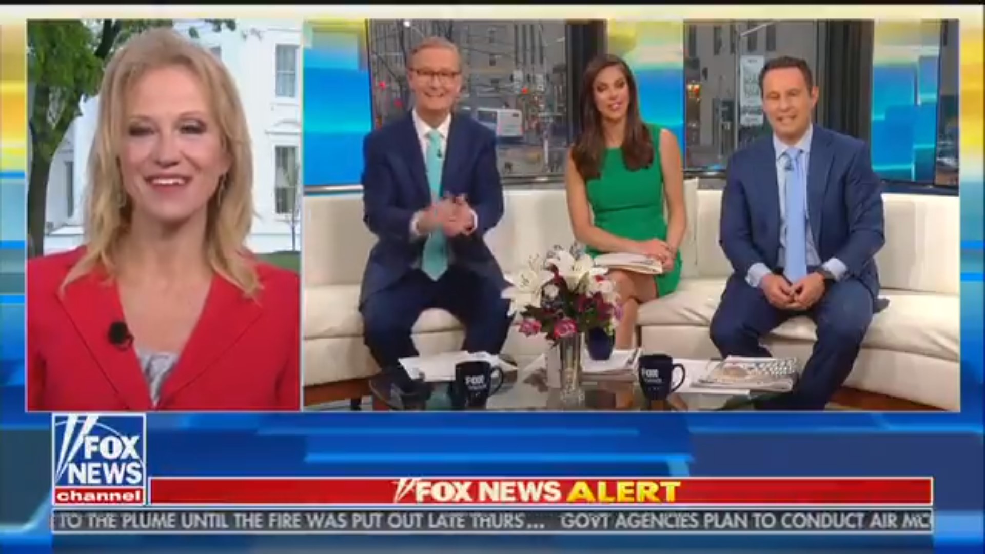 Watch Fox And Friends Steve Doocy Shout ‘wow And Applaud At The Possibility Of Monthly Trump