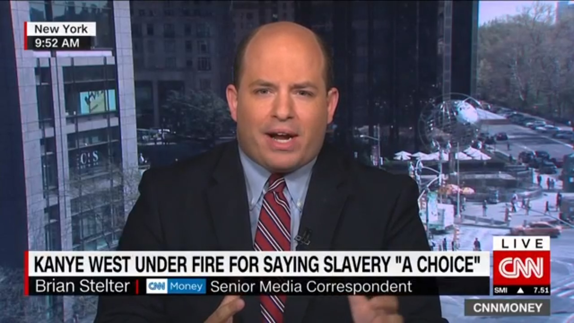 CNN’s Brian Stelter: Kanye’s Rants A ‘Gift To Racists’ And Stuff ‘Usually Promoted By White Nationalists’