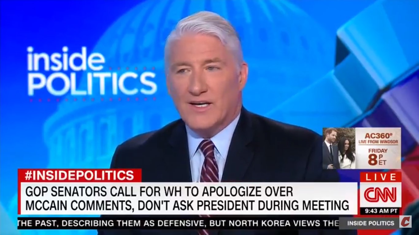 CNN’s John King Scolds GOP Senators For Not Confronting Trump On McCain: ‘Give Me A Break!’