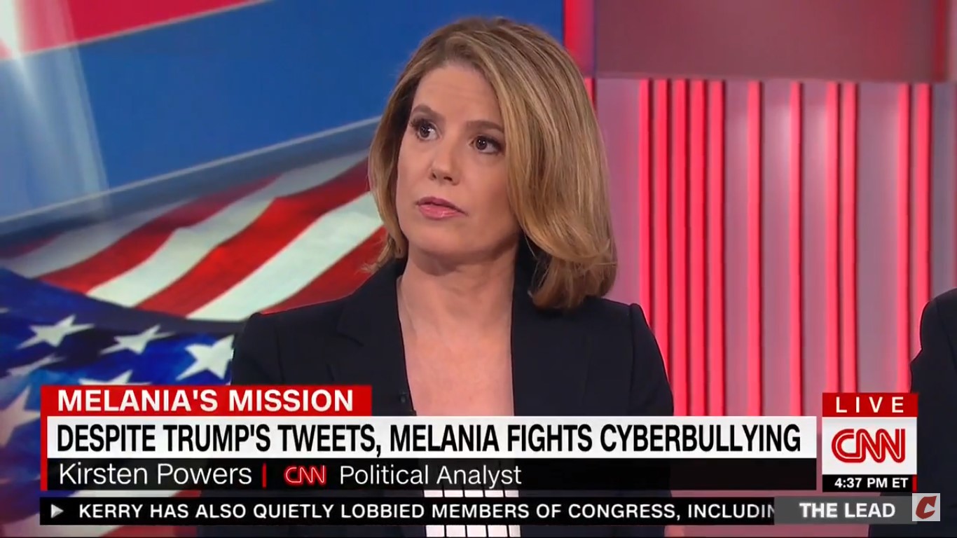 CNN’s Kirsten Powers: Is Melania Fighting Cyberbullying ‘Meant To Drive Us Crazy?’