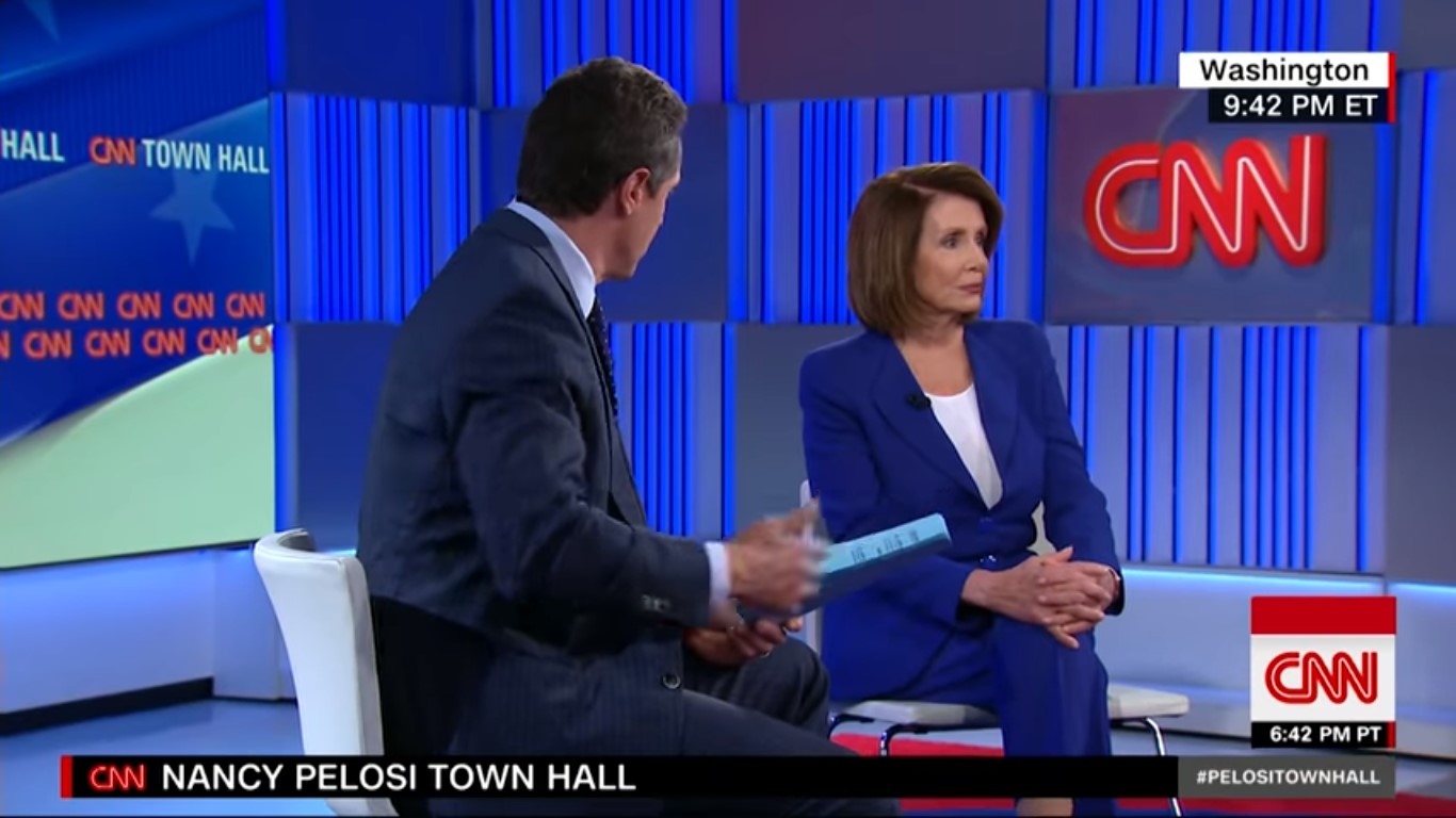 CNN’s Nancy Pelosi Town Hall Least-Watched In Cable News Primetime On Wednesday