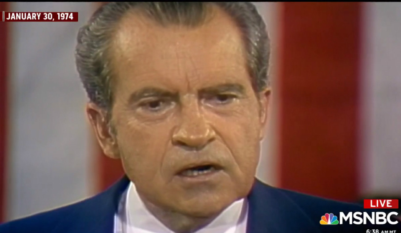 WATCH: Morning Joe Compiles Eerie Mash-Up Of Mike Pence Parroting Richard Nixon