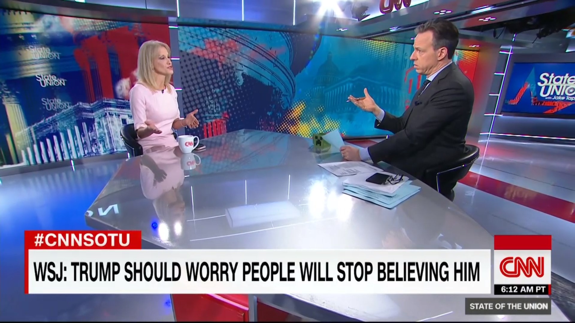 Jake Tapper Fires Back At Kellyanne Conway: I Would Like Trump ‘To Stop Lying, Quite Frankly’