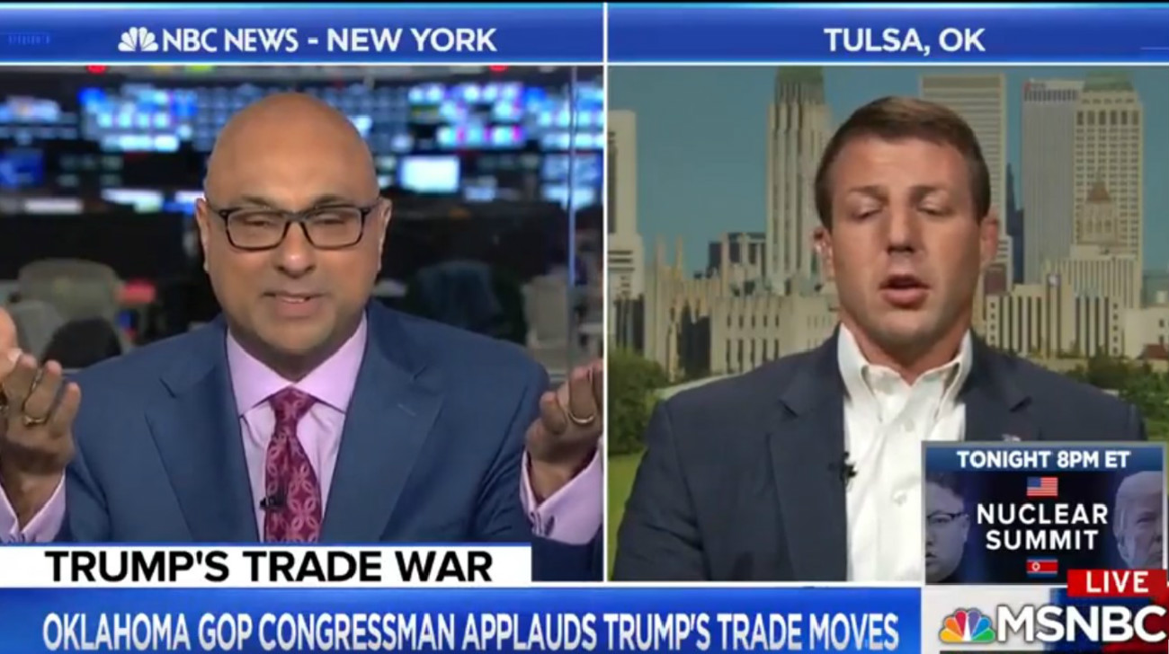 MSNBC’s Ali Velshi Mauls GOP Rep During Trade Discussion: ‘You’re Making Up Facts In Front Of Me’