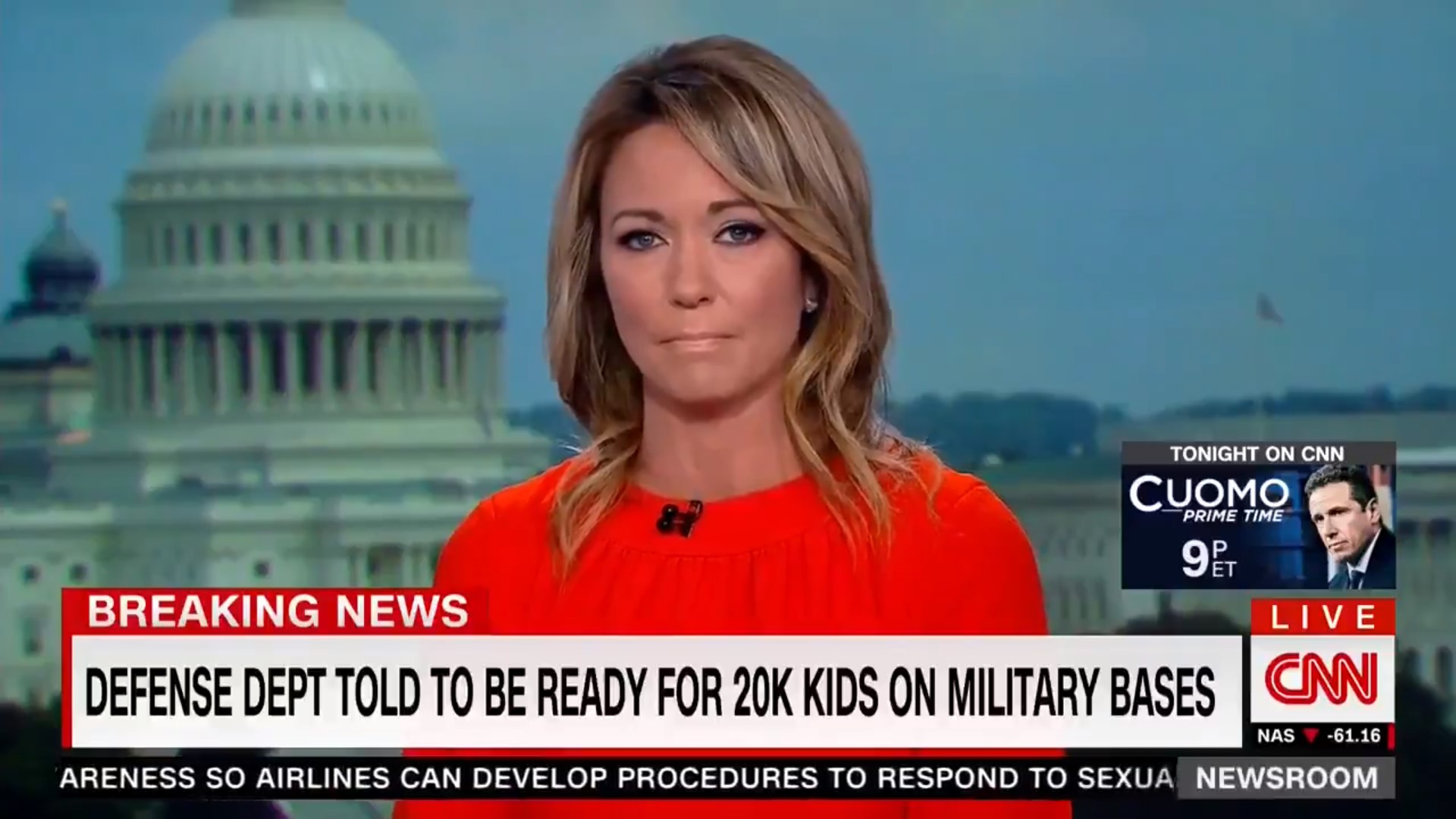 CNN’s Brooke Baldwin Gets Emotional Over Report That Pentagon Is Preparing To House 20,000 Migrant Kids