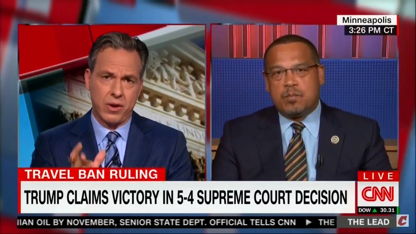 Keith Ellison And Jake Tapper Go At It Over Farrakhan: ‘You Are Trying To Put Me On The Spot’