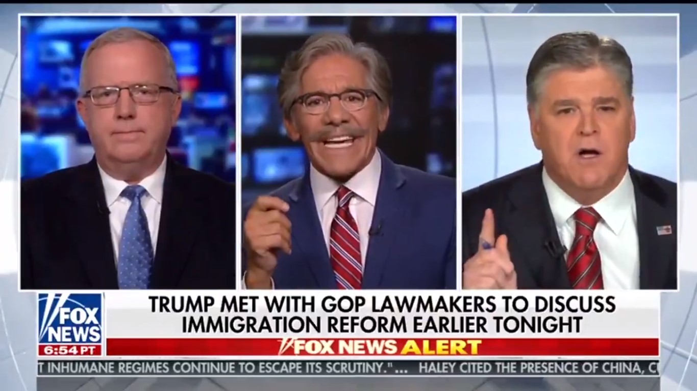 Geraldo Blows Up On Hannity And Guest Over Migrant Child Crisis: ‘This Is Child Abuse!’