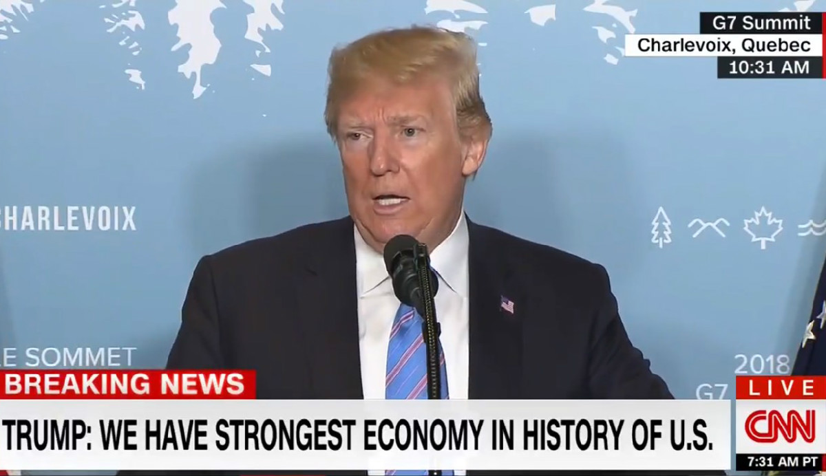 Trump Trashes CNN Reporter On Foreign Soil During Press Conference: ‘Fake News CNN. The Worst’