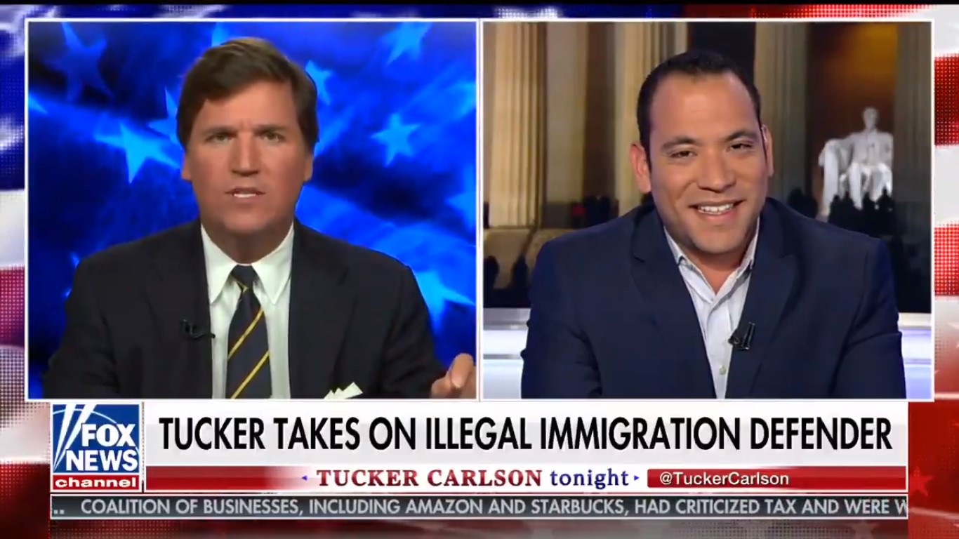 Tucker Carlson Calls Latino Guest ‘Stupid Person’ Who Knows ‘Nothing’ Before Cutting Off Interview
