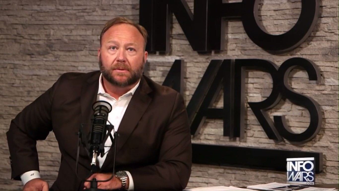 Following Facebook and Apple Bans, YouTube Takes Down Alex Jones’ Page