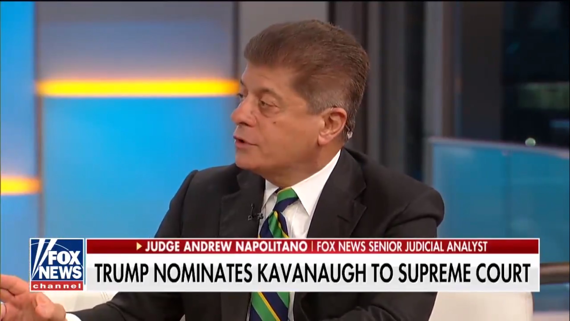 Fox’s Judge Napolitano Rails Against Trump’s SCOTUS Pick: ‘The Swamp’ Wanted Kavanaugh