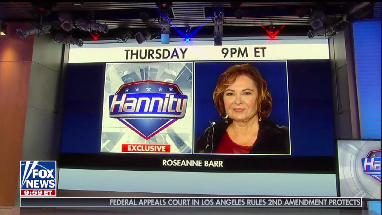 Roseanne Barr Will Sit Down With Fox’s Hannity For First Post-Firing Television Interview