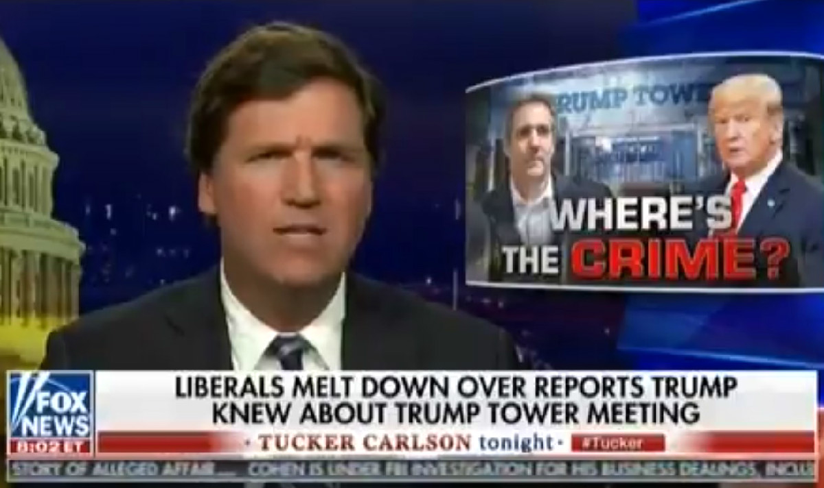 Tucker Carlson Shrugs Off Trump Campaign Getting Information From Russians: ‘So What?’