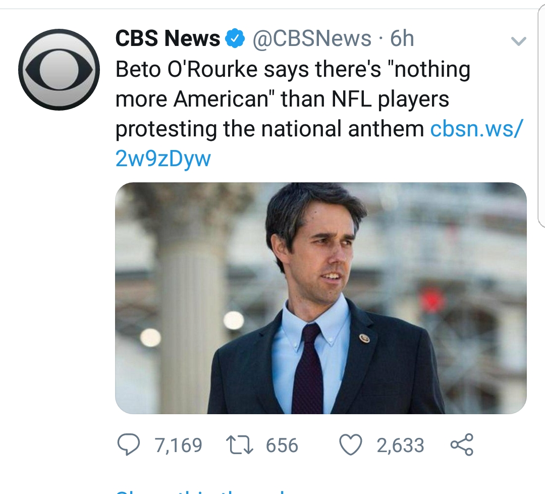 CBS News Gets Mercilessly Dragged Over Headline Claiming NFL Players Are Protesting National Anthem