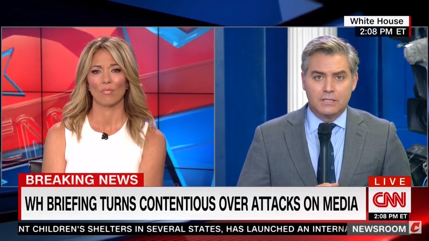 Jim Acosta: ‘I Walked Out’ Of Briefing After Sanders Refused To ‘Say The Press Is Not The Enemy’