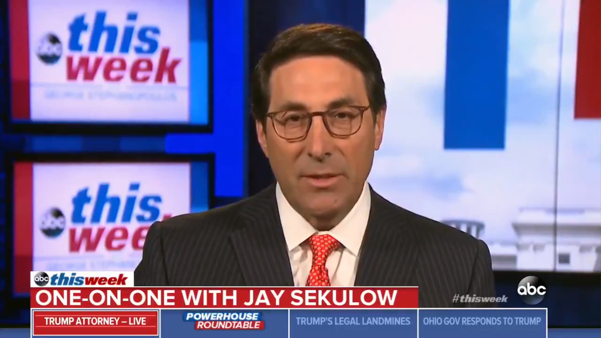 Jay Sekulow On His False Claims That Trump Didn’t Dictate Don Jr Statement: ‘I Had Bad Information’