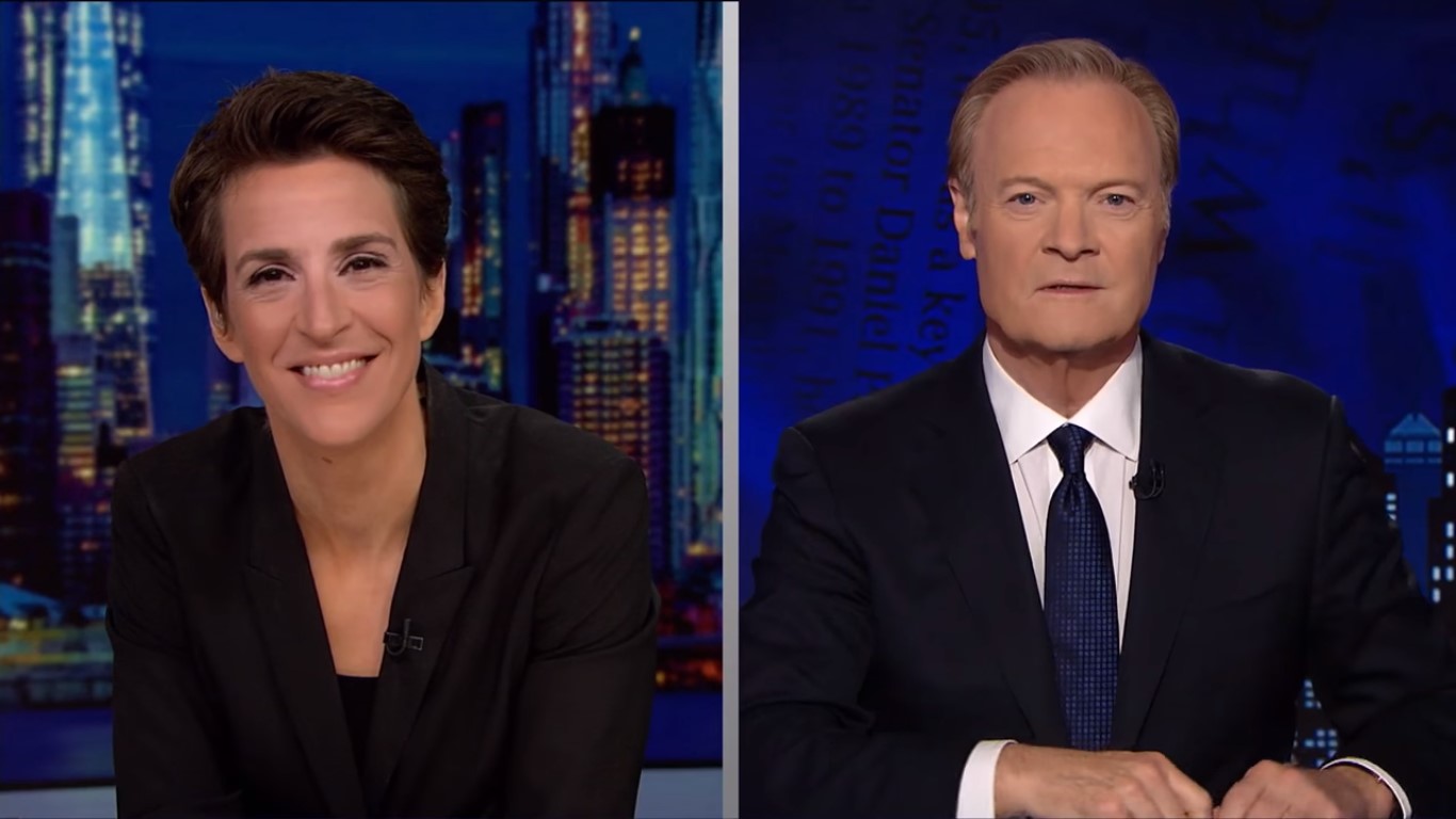 Maddow And Lawrence Lead Cable News In Demo Thursday Night, Hannity Second In Total Viewers
