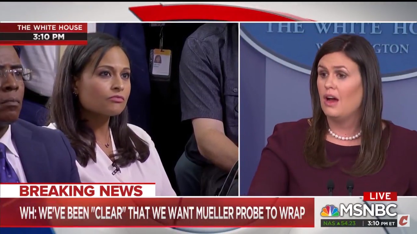 Sarah Sanders Says She ‘Can’t Guarantee’ There’s Not A Tape Of Trump Saying N-Word