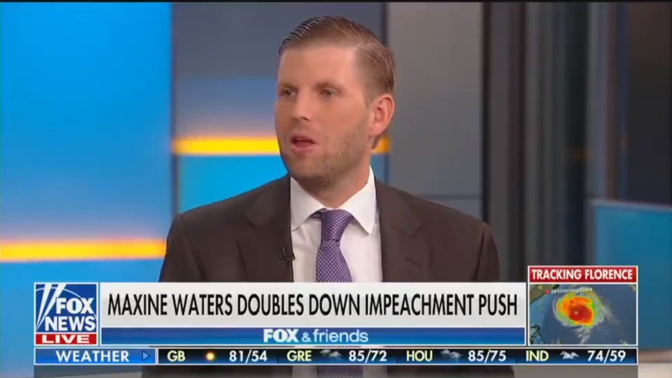 Eric Trump’s ‘Three Extra Shekels’ Remark On Woodward’s Book Draws Gasps And Outrage