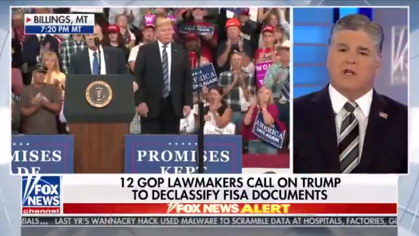 Powered By Trump Rally, Hannity Dominates Cable News Ratings On Thursday Night