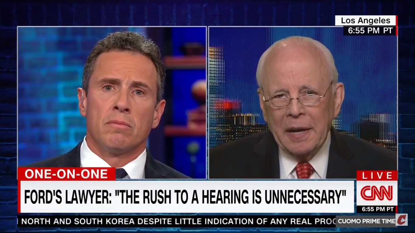 John Dean: Christine Ford ‘Ought To Go On 60 Minutes’ Before Testifying At Senate Hearing
