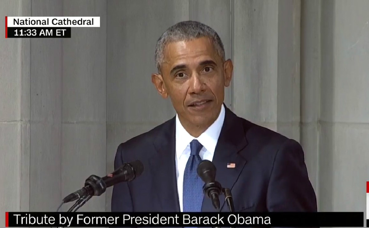 Obama: McCain Got ‘Last Laugh’ By Making Me ‘Say Nice Things About Him To A National Audience’