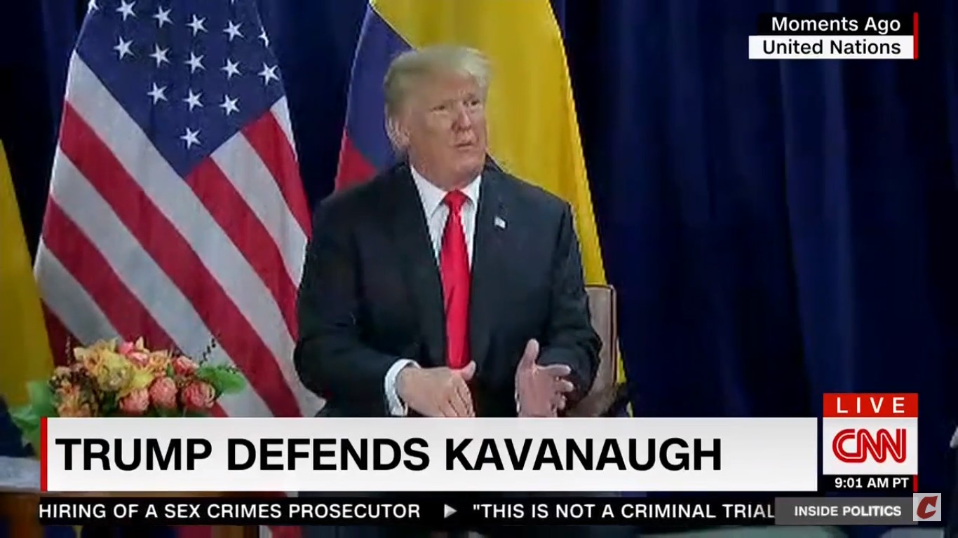 Trump Attacks Kavanaugh Accuser At United Nations: ‘She Was Totally Inebriated…All Messed Up’