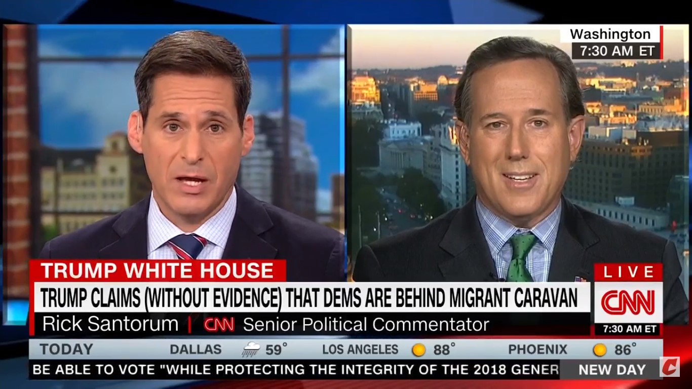 CNN’s John Berman Corrects Rick Santorum: The Democrats ‘Are Not Calling For Open Borders’