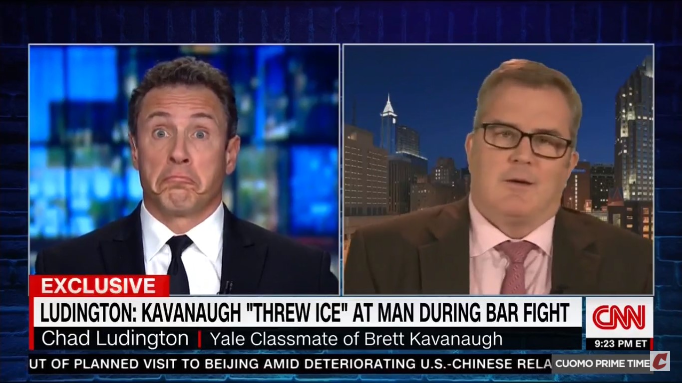 Kavanaugh Classmate Chad Ludington Tosses Out F-Bomb During Live CNN Interview