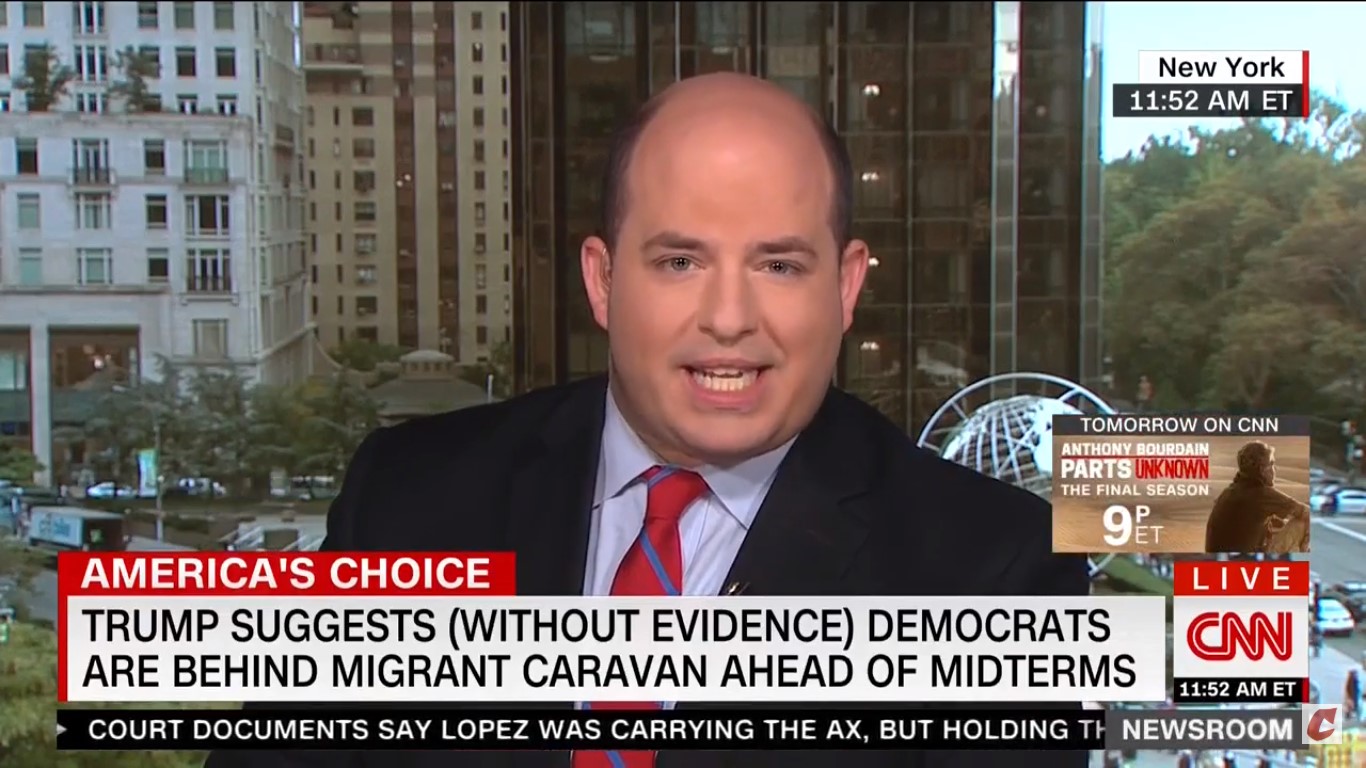‘This Is The Fox News Presidency At Work’: Brian Stelter On Trump’s Migrant Caravan Rhetoric
