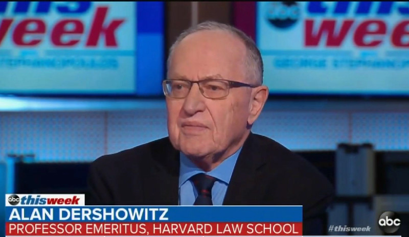 Dershowitz Once Said Trump Would ‘Likely’ Continue to Embrace Corruption as President