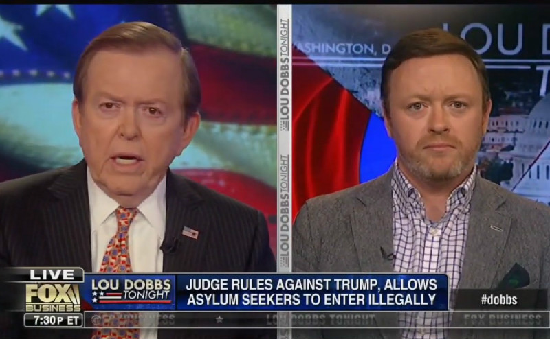 Lou Dobbs On Refugees: They Are ‘Attacking Our Border’ And Telling Us To ‘Go To Hell’