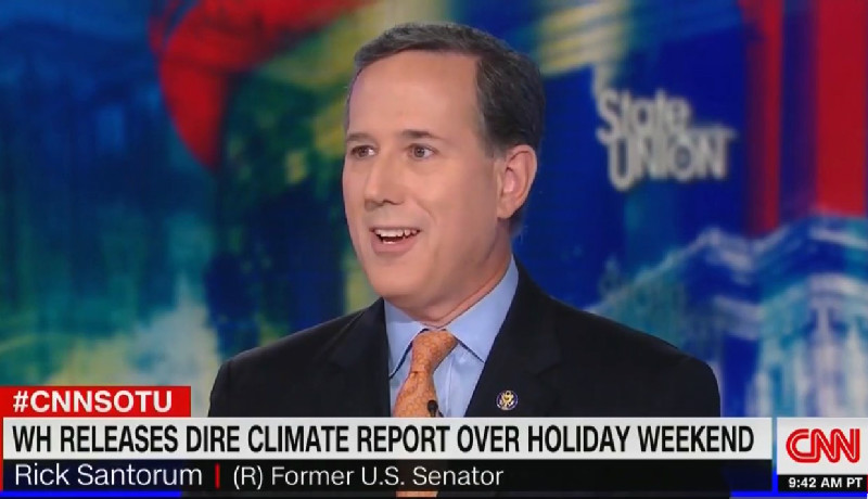 Rick Santorum: Scientists Warning About Climate Change Are ‘Driven By The Money’