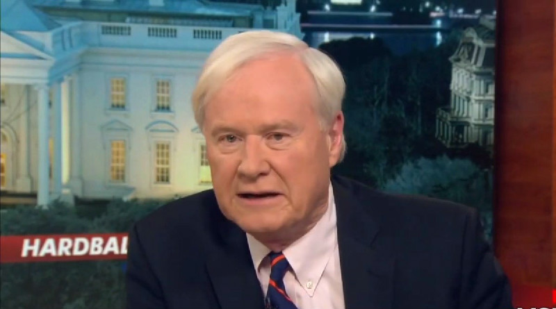 Watch Chris Matthews’ Reaction To Joke That He ‘Get A Room’ With Guest He Heaps Praise On