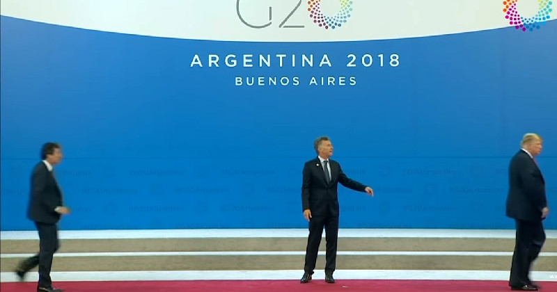 Trump Wanders Off G20 Stage, Mutters ‘Get Me Out Of Here’ While Awkwardness Ensues