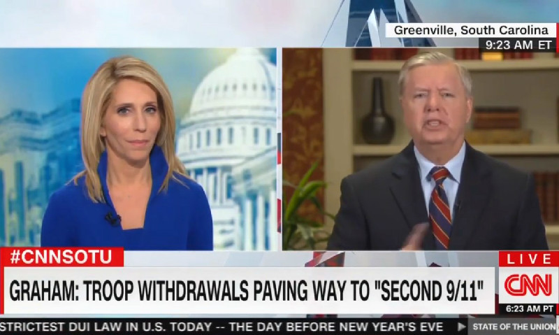 Lindsey Graham Snaps At CNN’s Dana Bash Over Iraq: ‘That’s A Bunch Of Bullshit!’