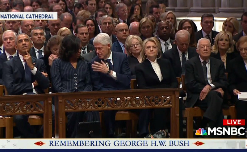 Chris Matthews Claims Hillary And Jimmy Carter Dislike Each Other During Bush Funeral Coverage