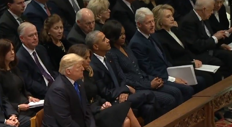 Chris Wallace: ‘It Was As If A Chill Had Descended’ When Trump Arrived At Bush Funeral