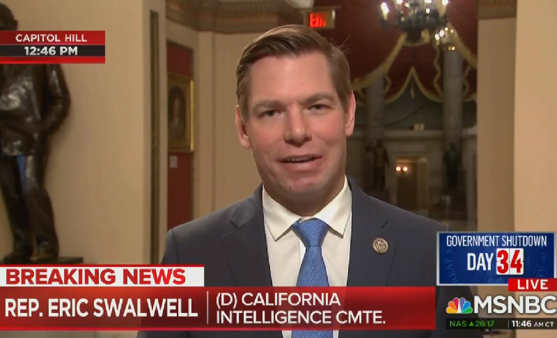 Eric Swalwell: Trump Is Acting Just Like MS-13 By Threatening Michael Cohen’s Family